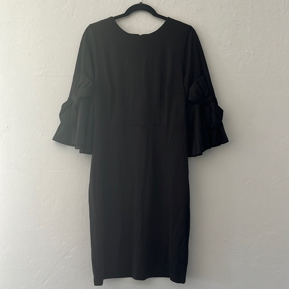 Robe Eloquii Noir Taille Plus 28 Avec Nœud Devant - Bandeau, Mi-longue, Occasion